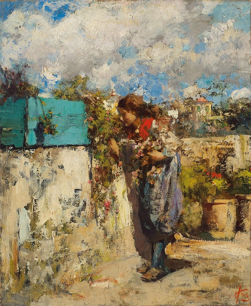 Il giardino sulla terrazza